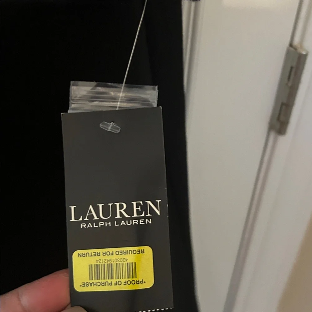 Lauren Ralph Lauren Classic Black Coat-NWT - Picture 7 of 12